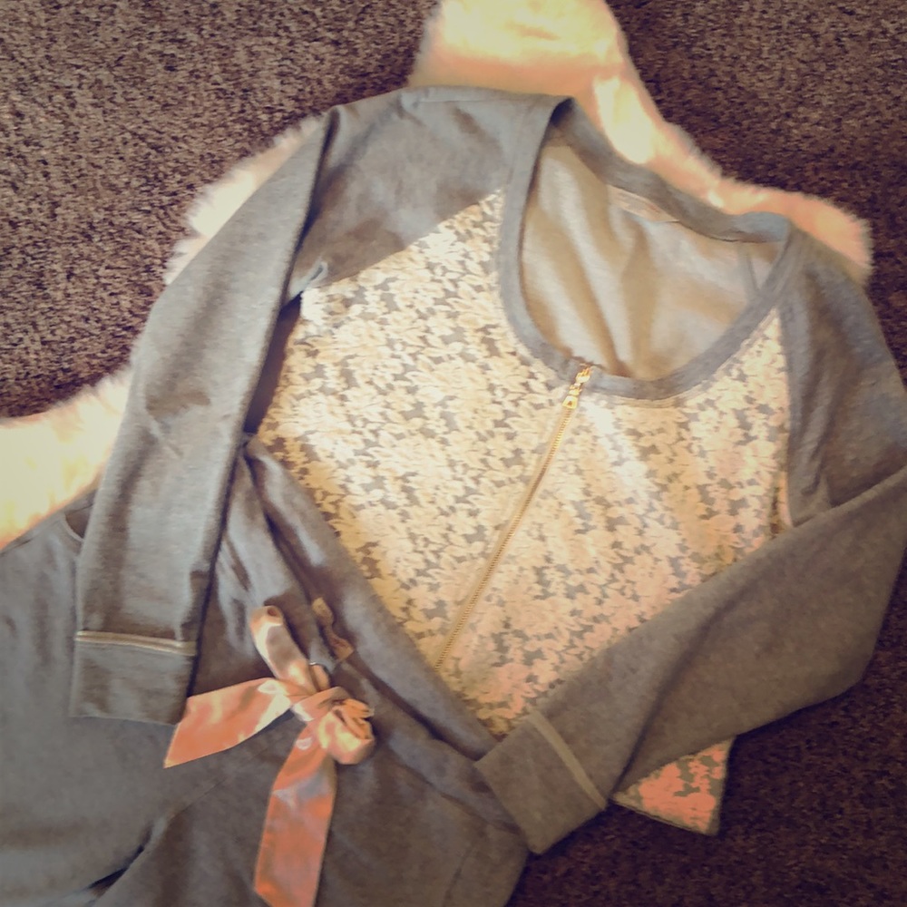 Boston Proper, Size Med, Jogger, Lace & 🎀 Ribbon